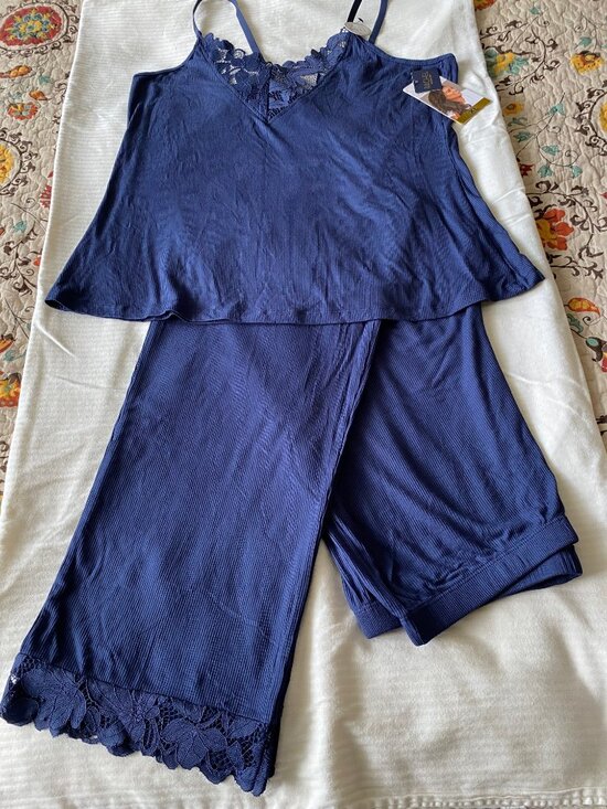 Rachel Roy Other - Gorgeous Rachel Roy Women's Pajama Set. Sexy. Rayon. Dark blue. X-Large NWT